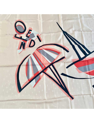 foulard FENDI extra large en soie 100% 2