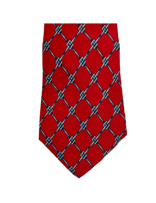 A NETTOYER Cravate Hermes rouge