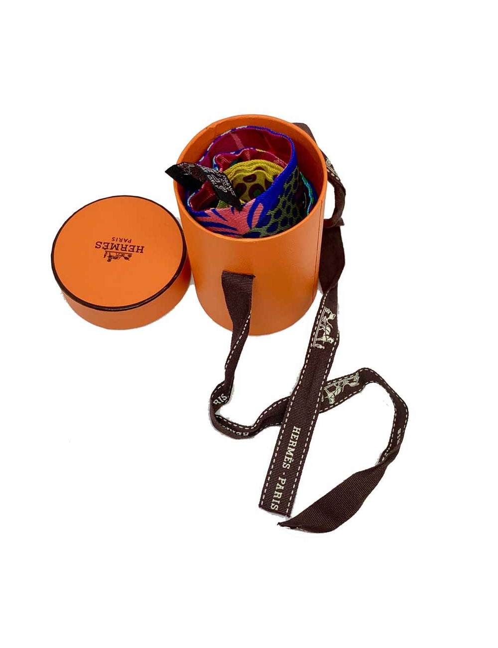 Twilly Under The Waves HERMES en soie multicolore