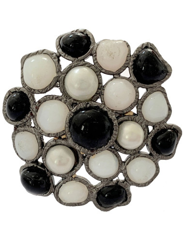 Bague MARGUERITE DE VALOIS pâte de verre