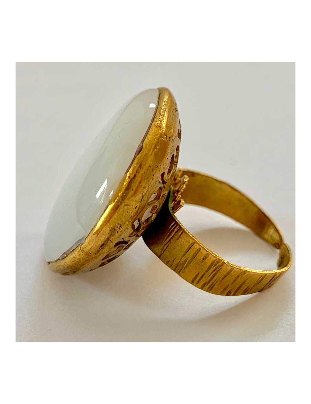 Bague MARGUERITE DE VALOIS pâte de verre