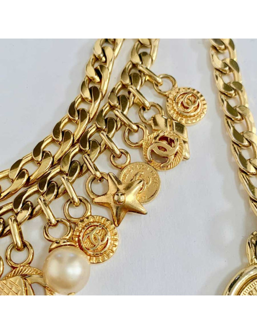 CHANEL Vintage Chain and Charms Necklace-Belt - Certified Occasion