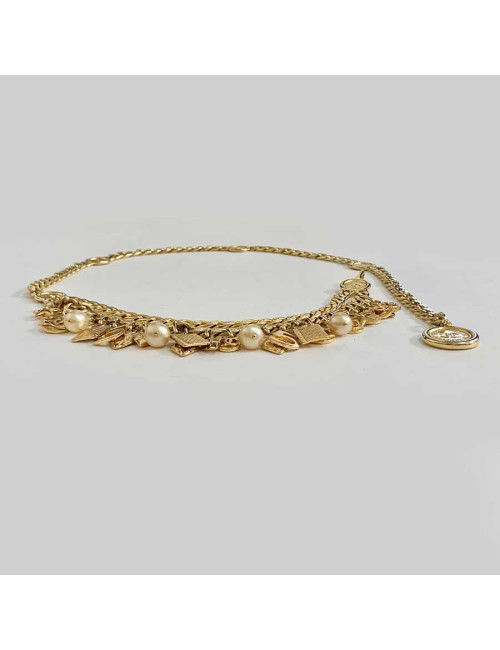 CHANEL Vintage Chain and Charms Necklace-Belt - Certified Occasion