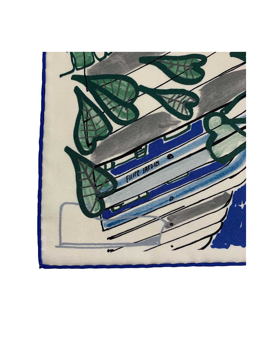 Carré HERMES Modernisme Tropical en soie