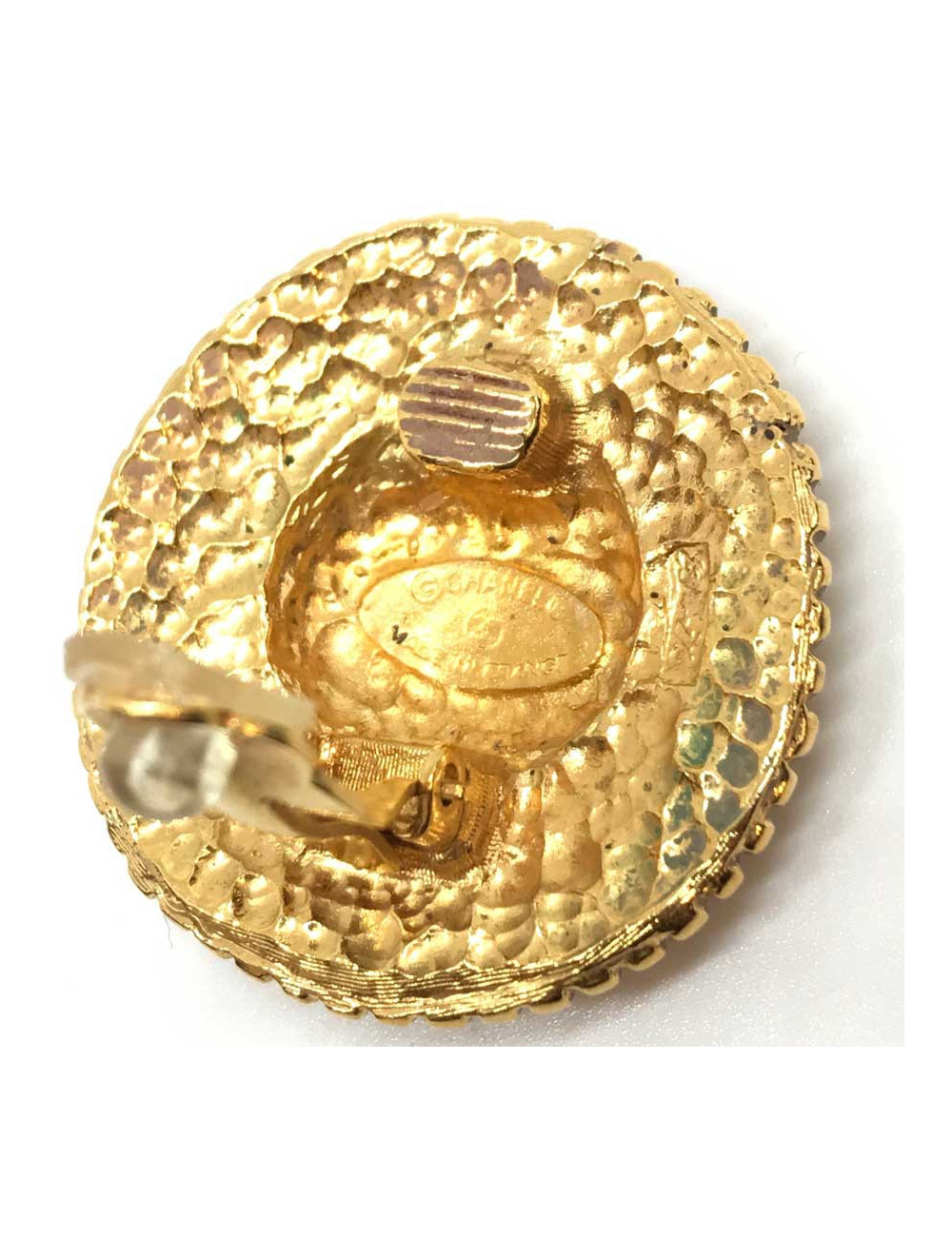 Boucles d'oreille CHANEL clips Vintage