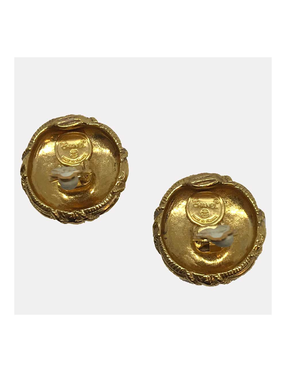 Boucles d'oreille clips CHANEL Vintage