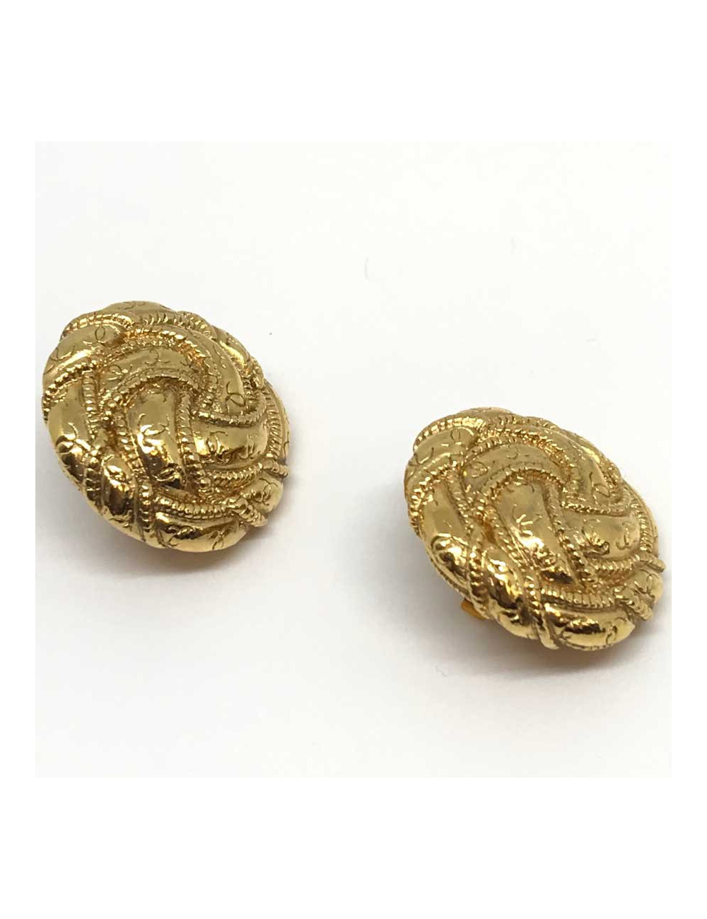 Boucles d'oreille clips CHANEL Vintage
