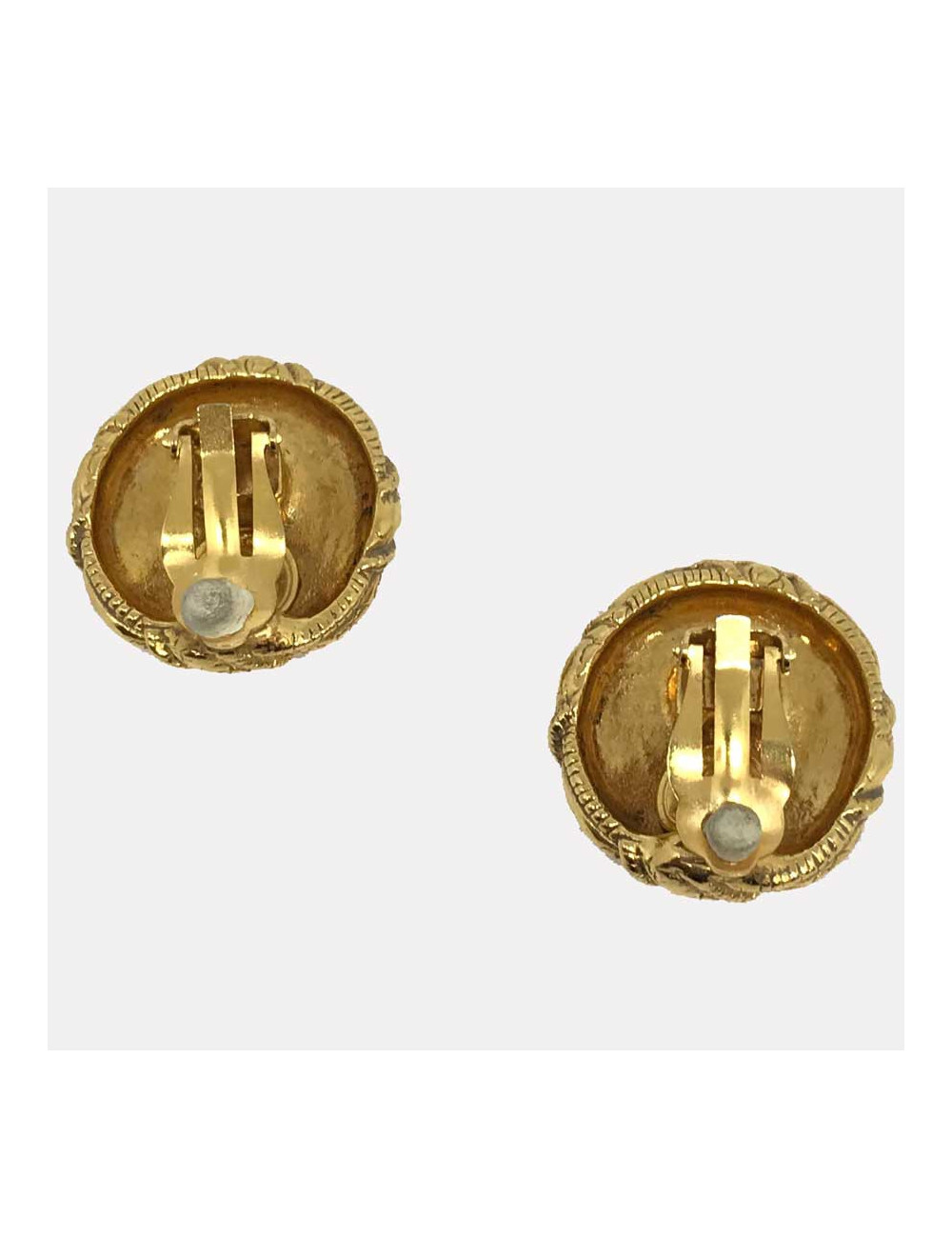 Boucles d'oreille clips CHANEL Vintage