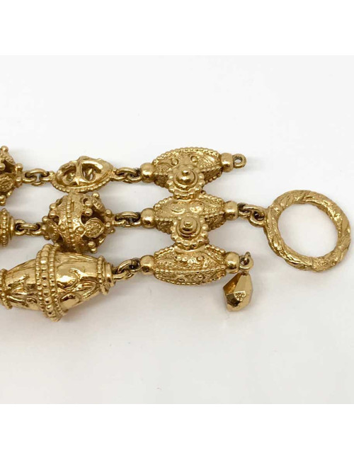 Bracelet triple rangs attribué CHRISTIAN DIOR