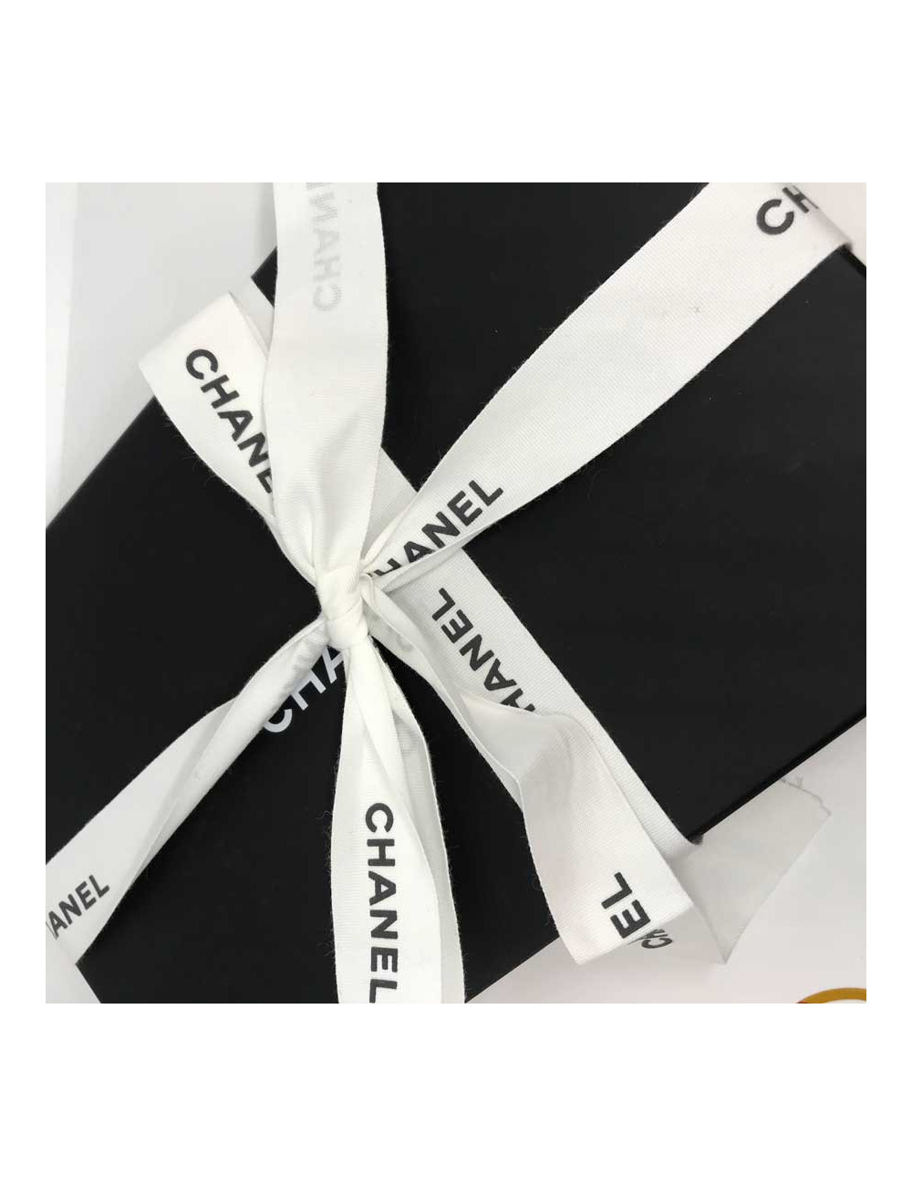 Sautoir multichaines et strass CHANEL argent