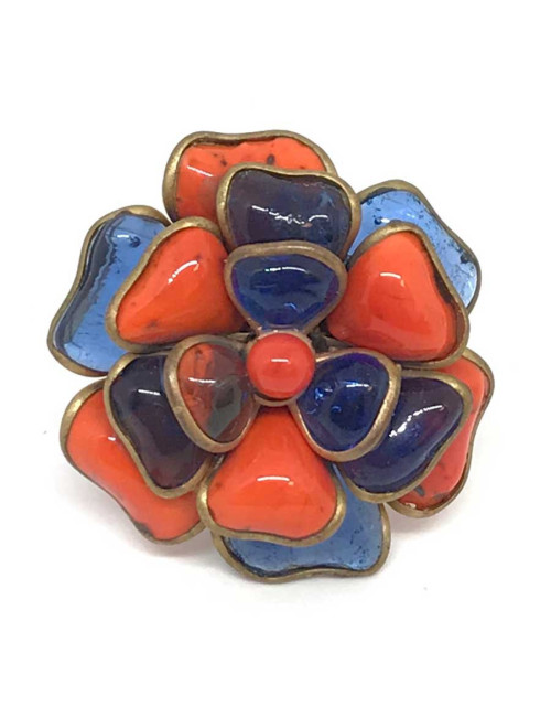 Bague MARGUERITE DE VALOIS pâte de verre