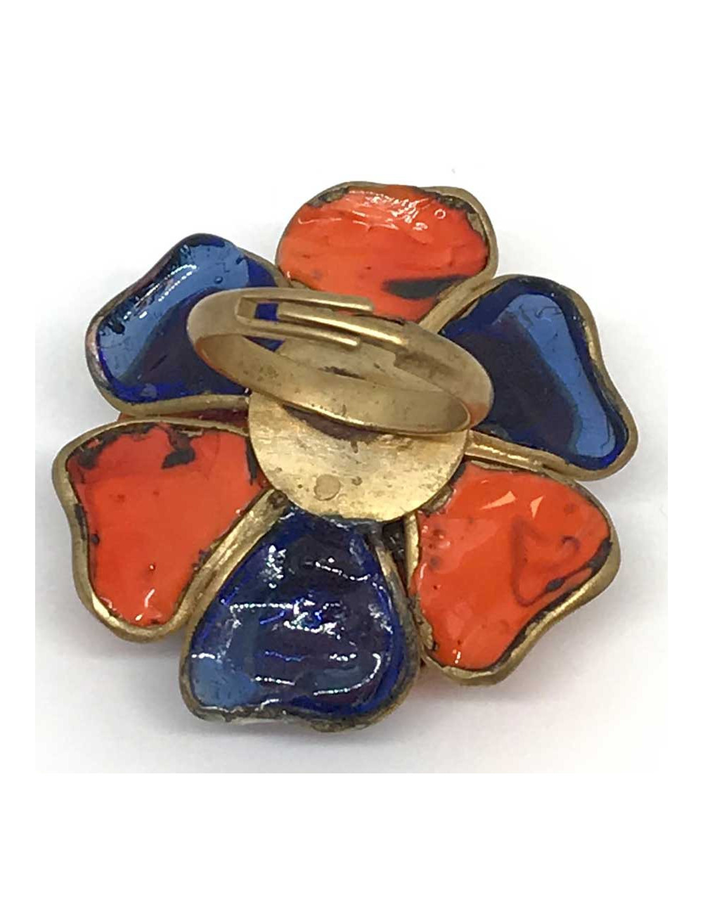 Bague MARGUERITE DE VALOIS pâte de verre