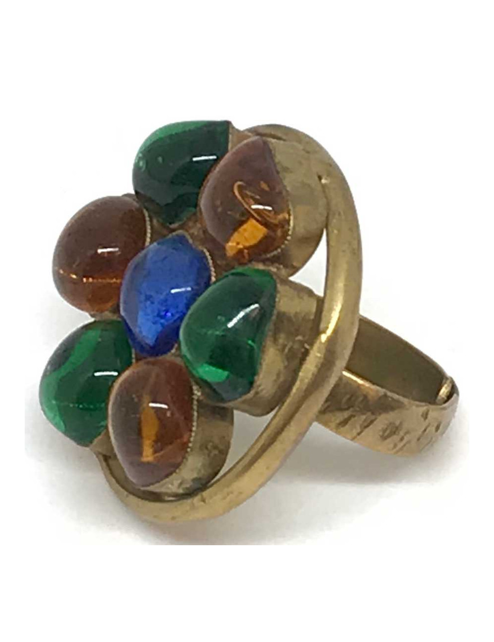 Bague MARGUERITE DE VALOIS pâte de verre