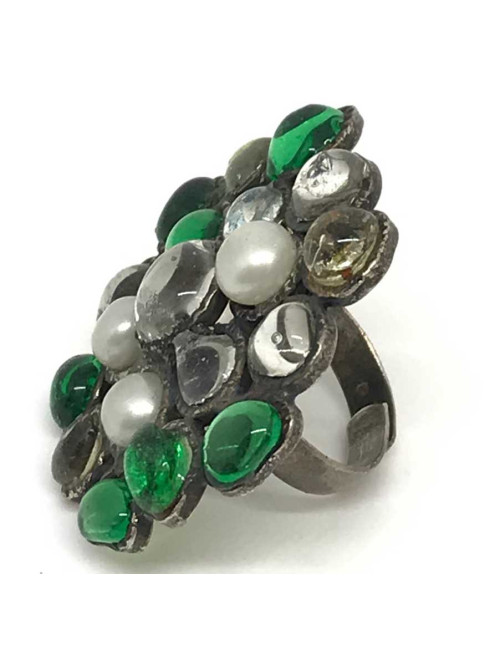 Bague MARGUERITE DE VALOIS pâte de verre