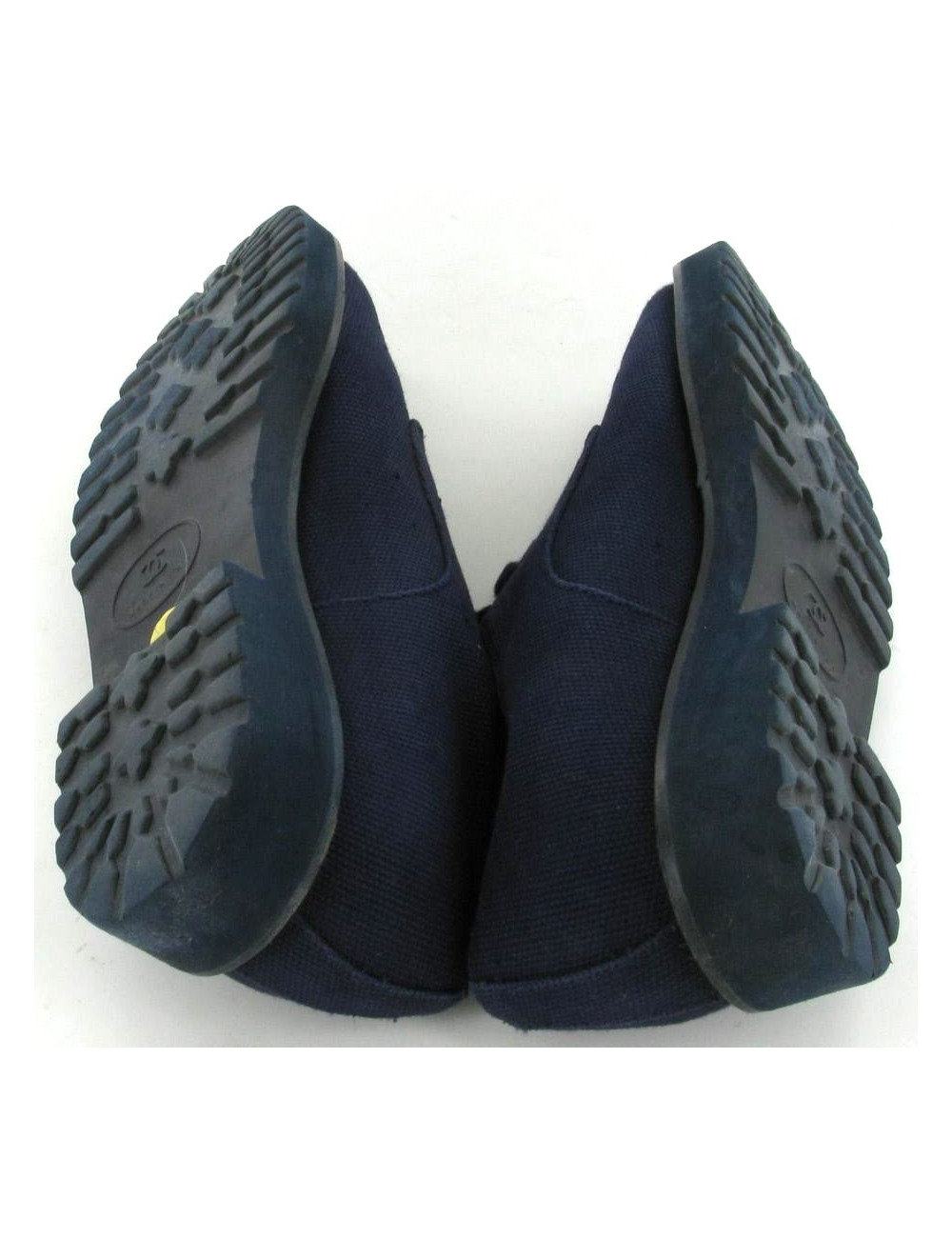 Chaussures CHANEL en toile bleue 