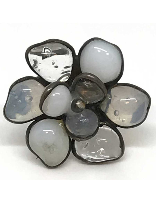 Bague MARGUERITE DE VALOIS pâte de verre