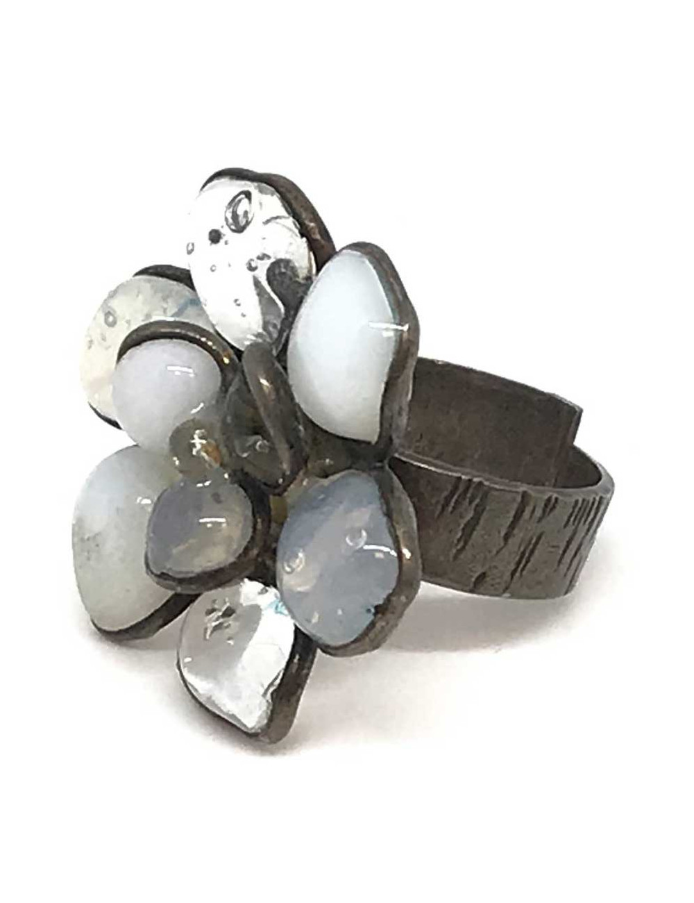 Bague MARGUERITE DE VALOIS pâte de verre