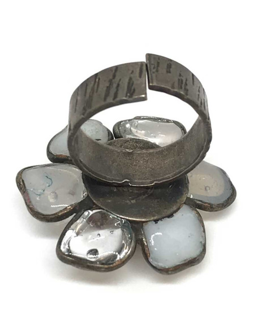 Bague MARGUERITE DE VALOIS pâte de verre