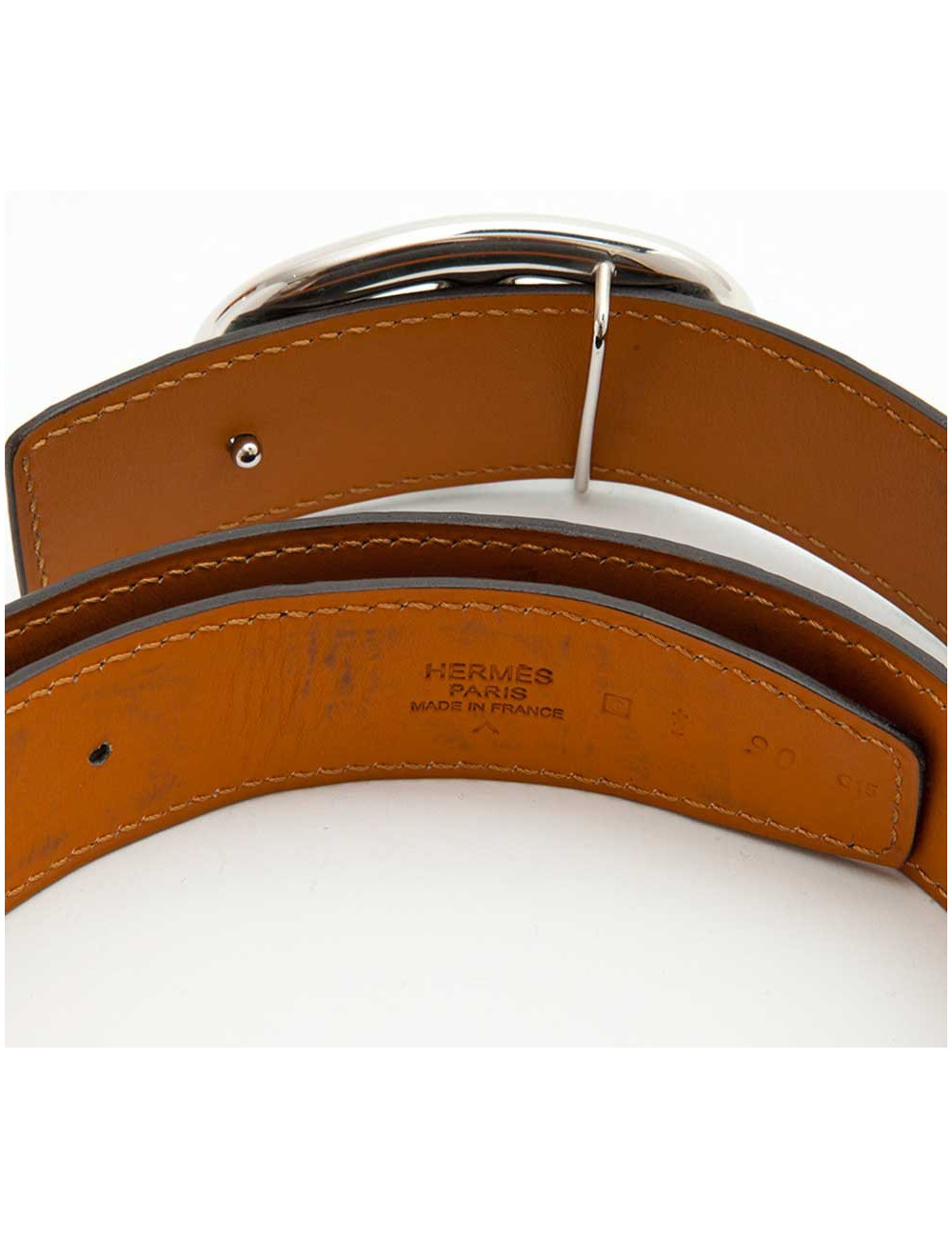 Ceinture HERMES Homme t 90 crocodle porosus