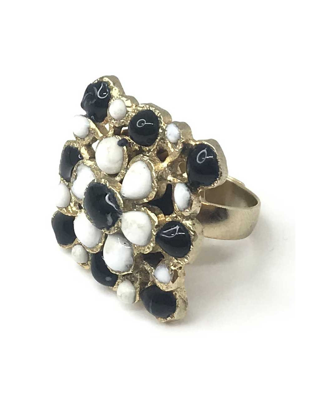 Bague MARGUERITE DE VALOIS pâte de verre