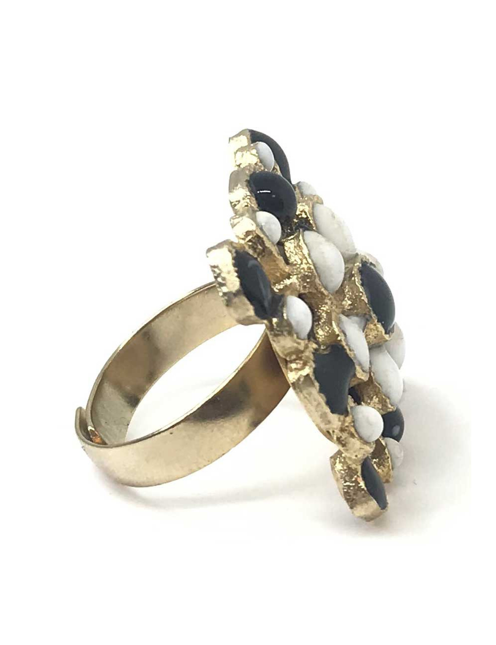 Bague MARGUERITE DE VALOIS pâte de verre