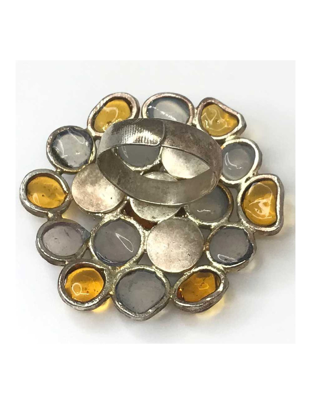 Bague MARGUERITE DE VALOIS pâte de verre