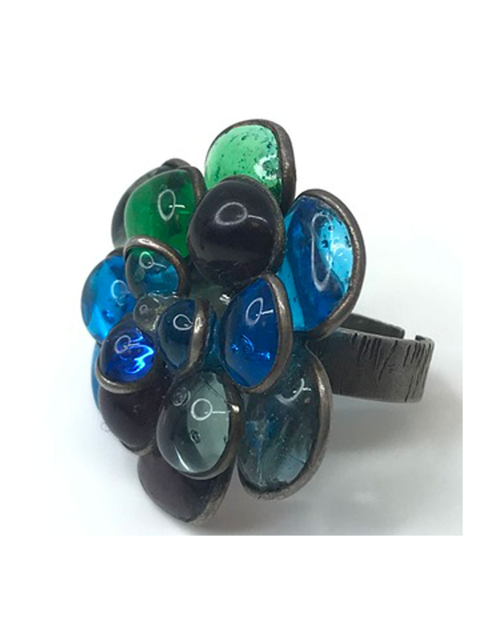 Bague MARGUERITE DE VALOIS pâte de verre