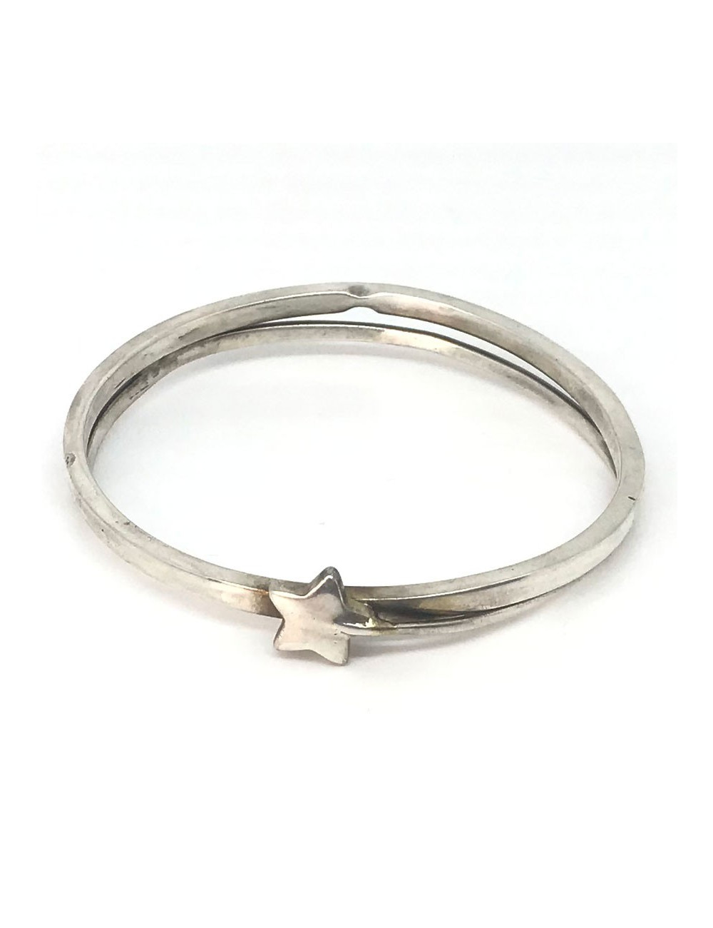 Bracelet CHANEL vintage argent 