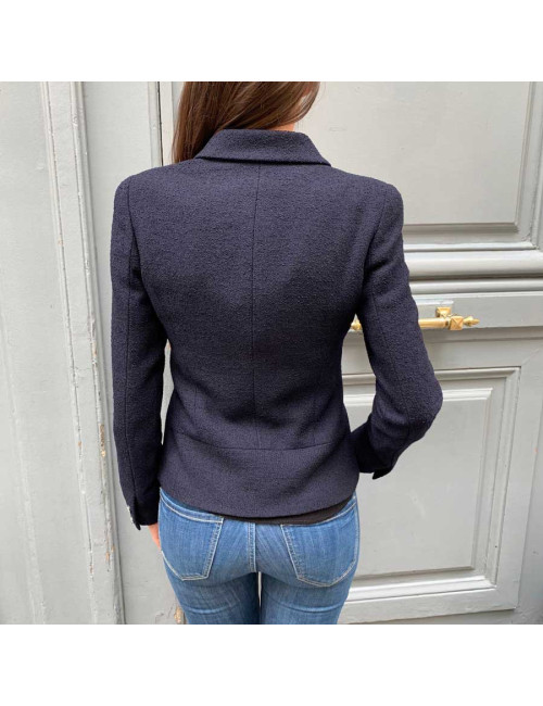Veste Chanel T36 bleu
