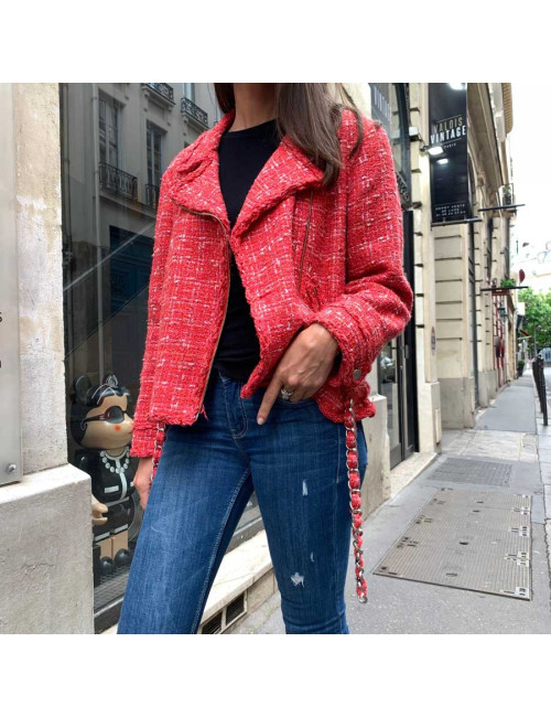 Perfecto T 44 CHANEL tweed corail