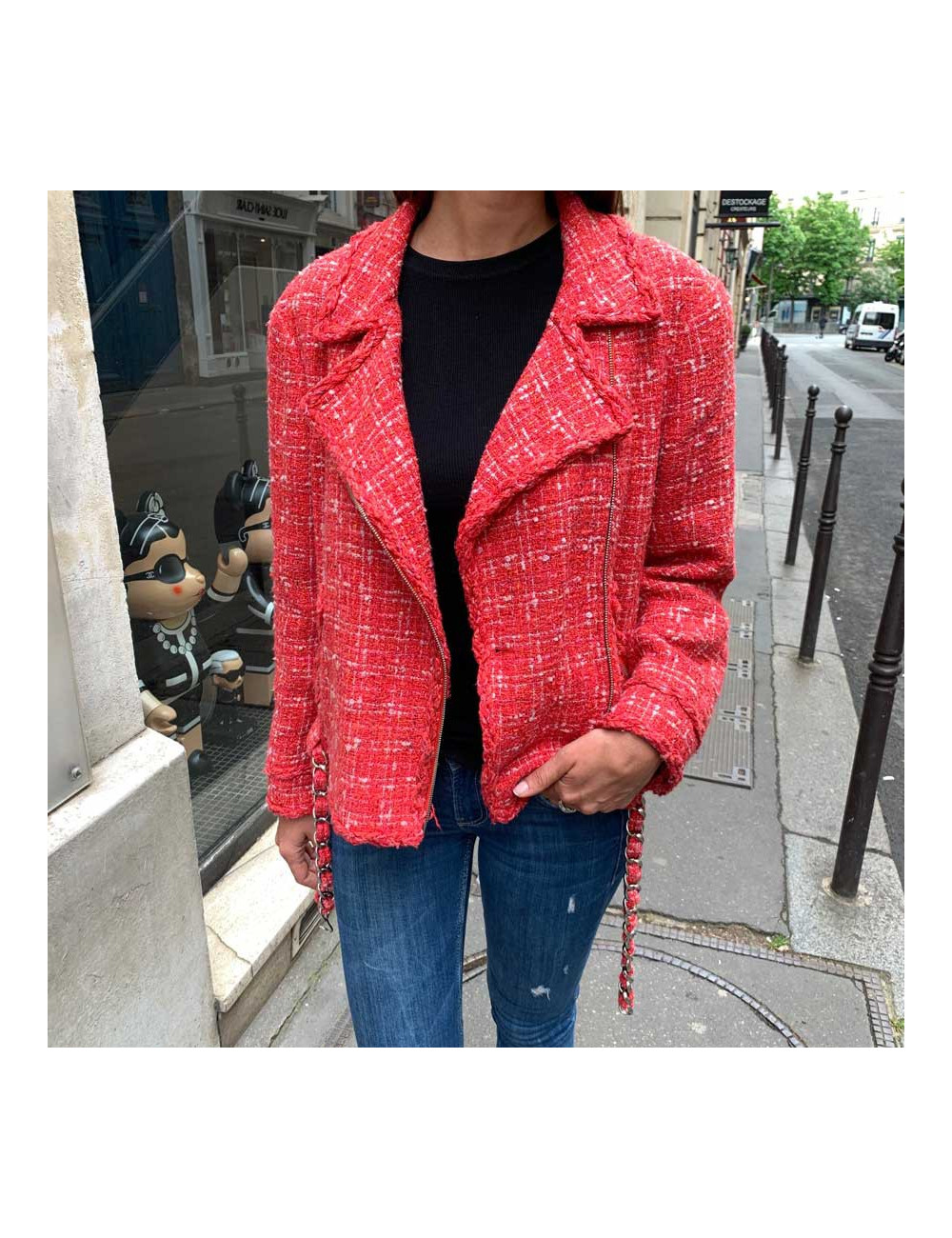 Perfecto T 44 CHANEL tweed corail