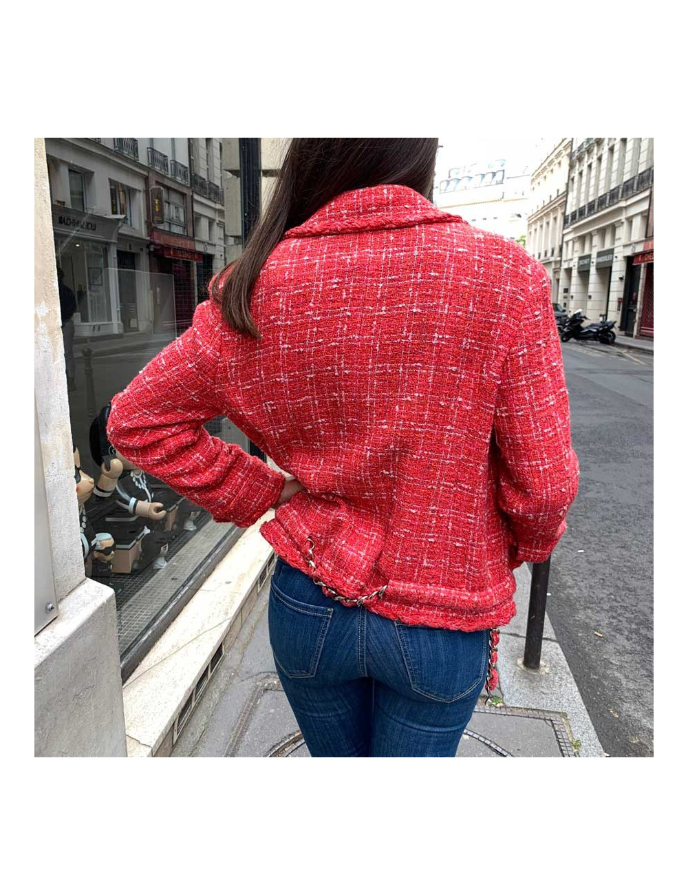 Perfecto T 44 CHANEL tweed corail