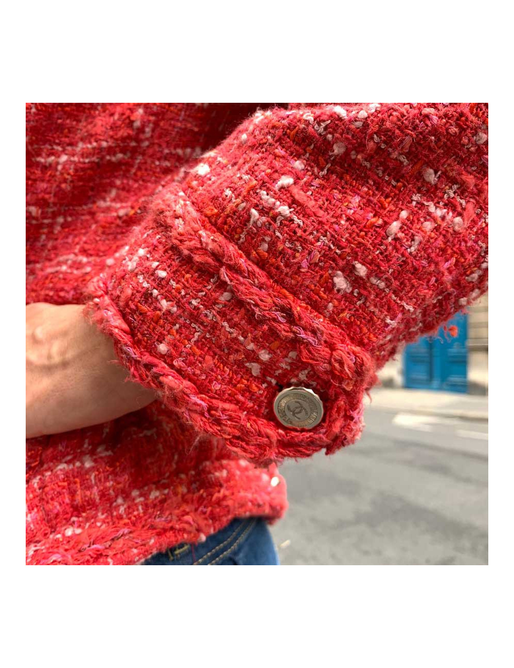 Perfecto T 44 CHANEL tweed corail