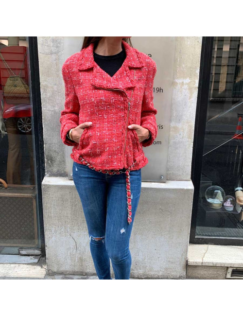 Perfecto T 44 CHANEL tweed corail