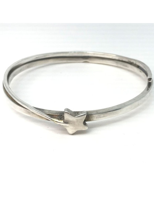 Bracelet CHANEL vintage argent 