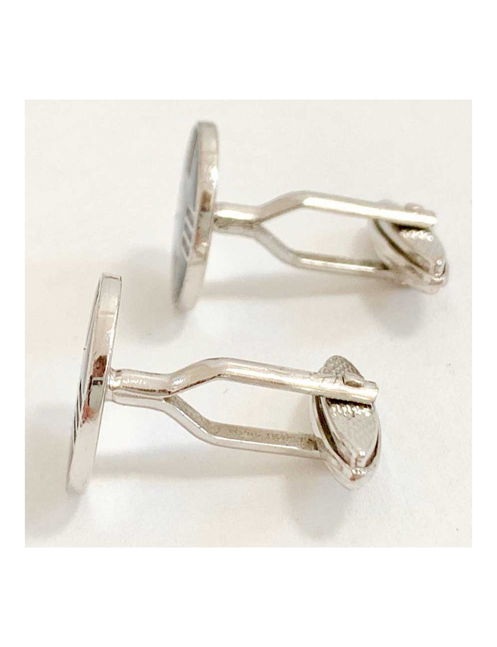 Boutons de manchette DUNHILL bleu saphir