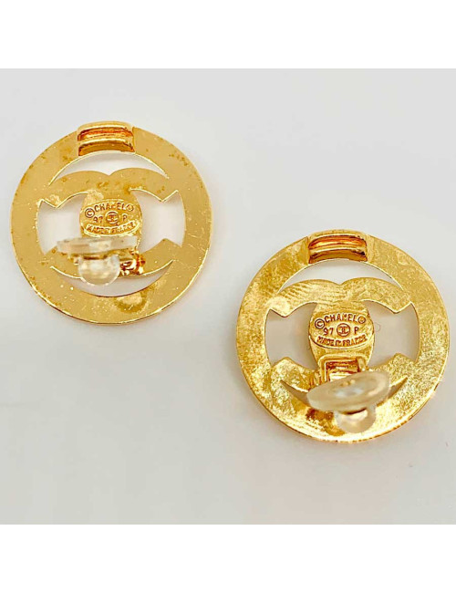 Clips CC dorés CHANEL