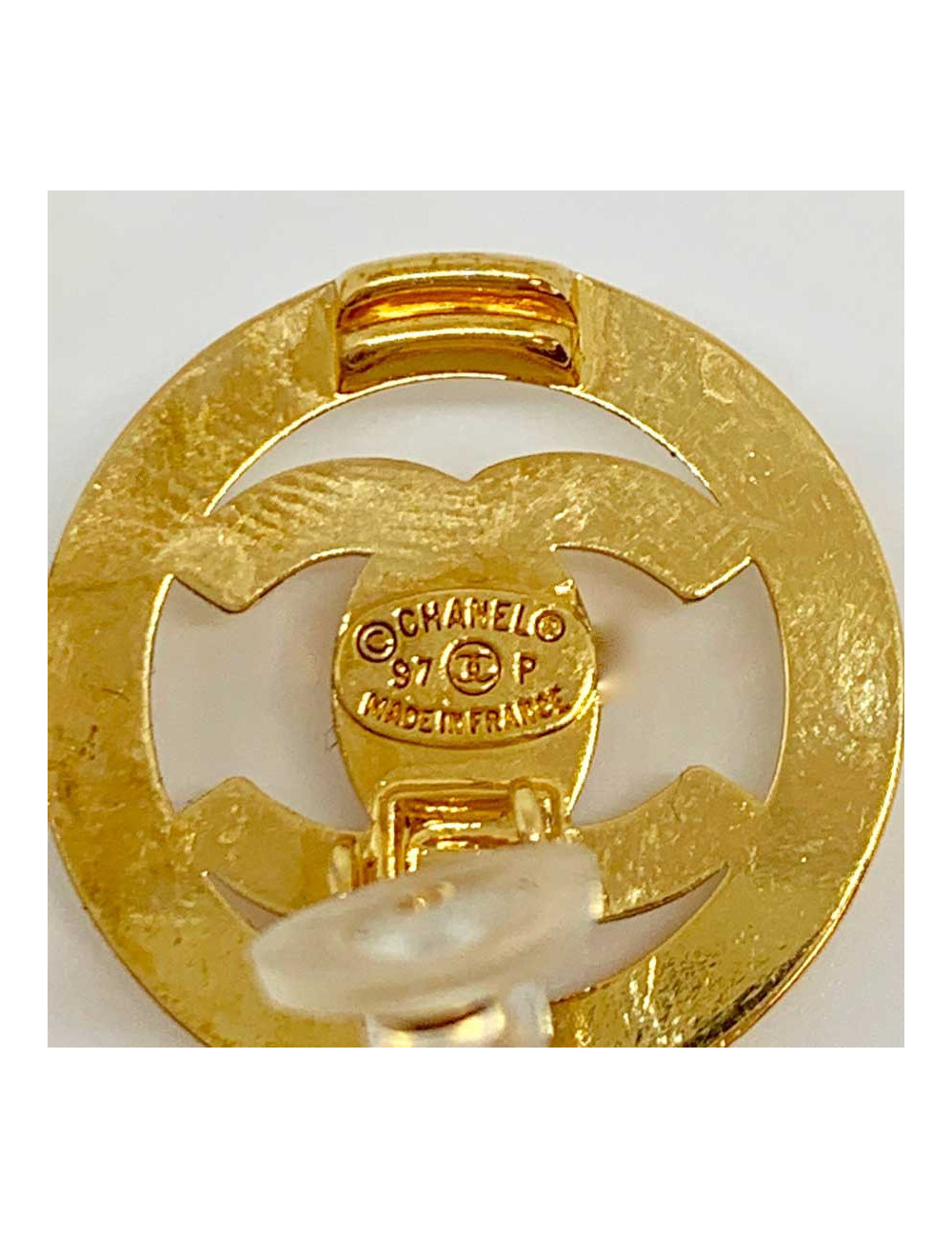 BO Clips CHANEL CC dorés