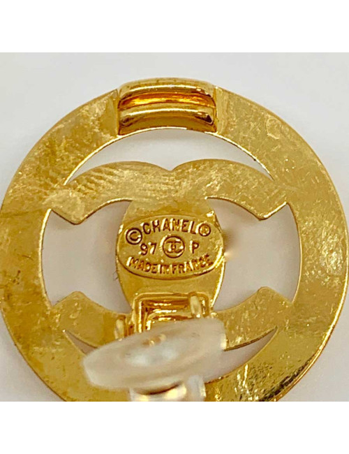 BO Clips CHANEL CC dorés