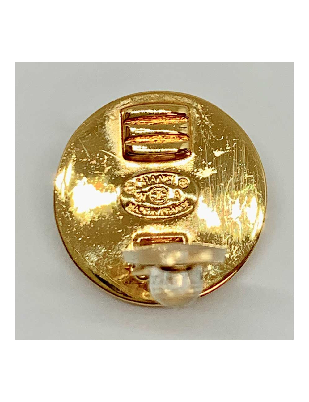 Clips CC dorés CHANEL