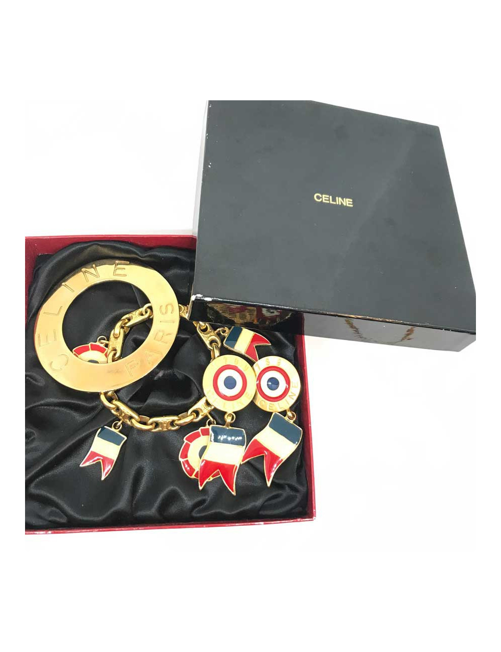 Ensemble CELINE bracelet + boucles d'oreille