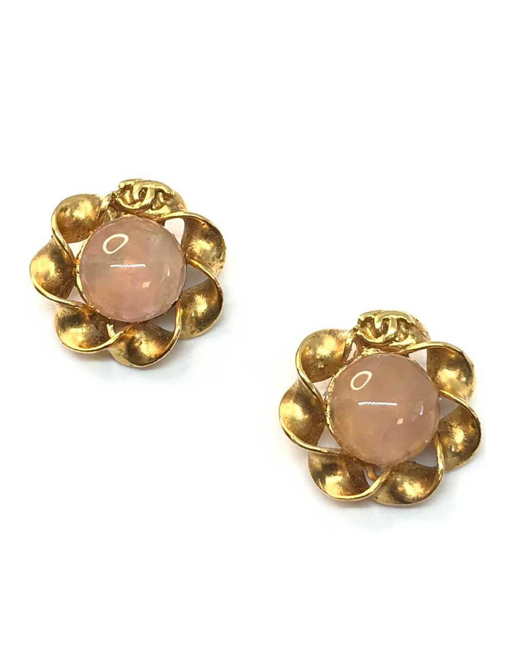Boucles d'oreille clips CHANEL Vintage