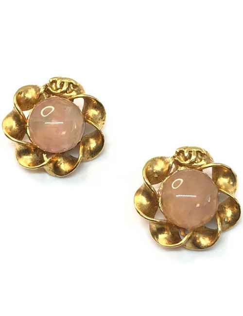 Boucles d'oreille clips CHANEL Vintage