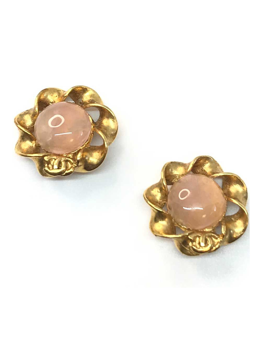 Boucles d'oreille clips CHANEL Vintage
