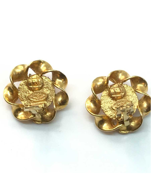 Boucles d'oreille clips CHANEL Vintage