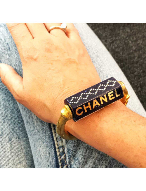 CHANEL blue bracelet