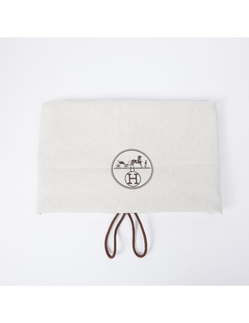 Sac Haut à Courroies HERMES cuir togo orange