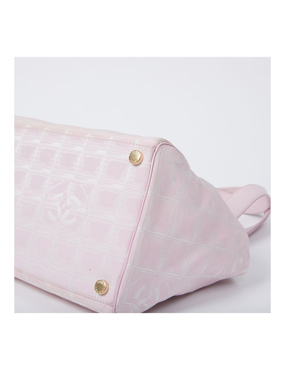 Sac Chanel en toile monogram rose