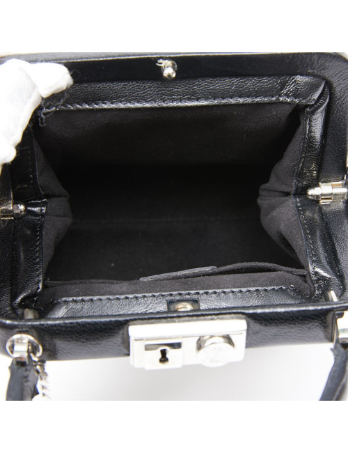 Mini sac CELINE en chèvre façon zèbre 