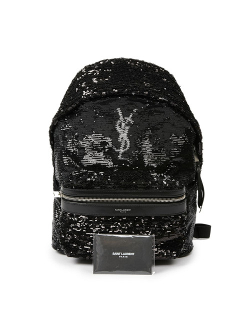 Sac à dos City Mini Saint Laurent à paillettes 